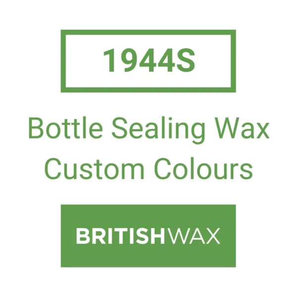 Product label for 1944S Bottle Sealing Wax Custom Colours