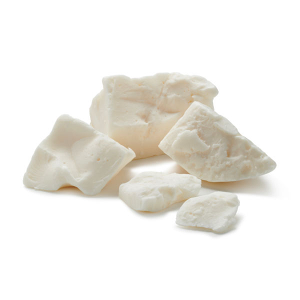 White blocks of Coconut Wax