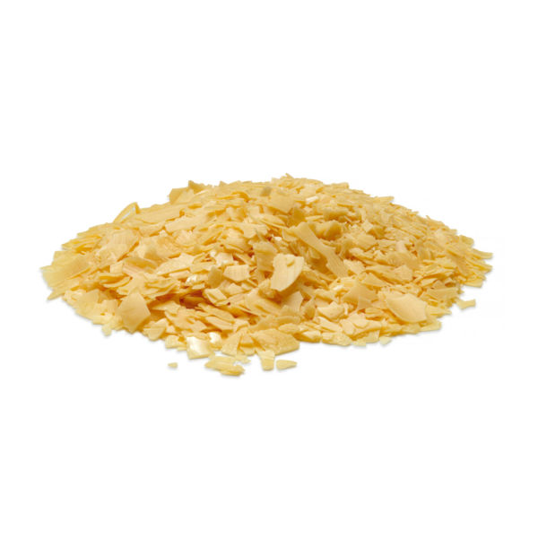 Yellow flakes of Carnauba Type 1 Wax